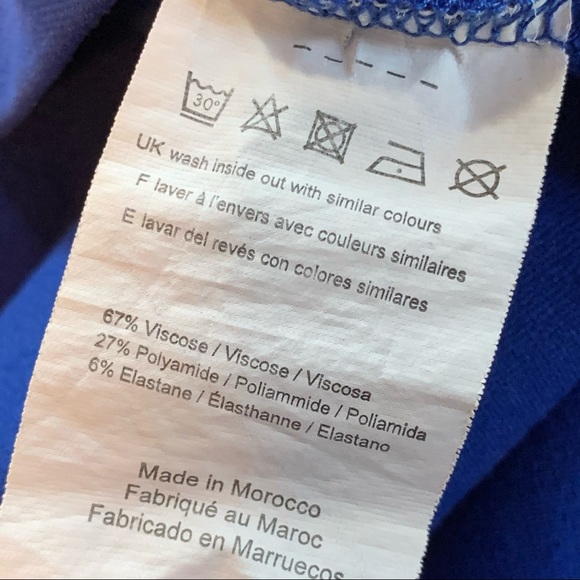 IMNYC Casual Blue and White Sleeveless Dress - Picture 5 of 5